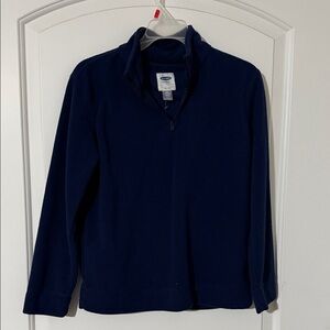 Old Navy boy’s Dark Blue Quarter-Zip Sweater